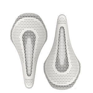 SAMASSI R6White 3D Printed Saddle